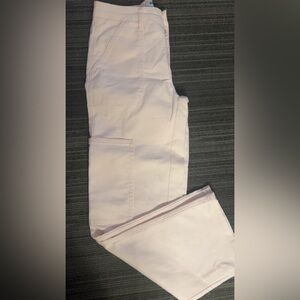 Elegant Light Pink Women's Straight Leg Pants